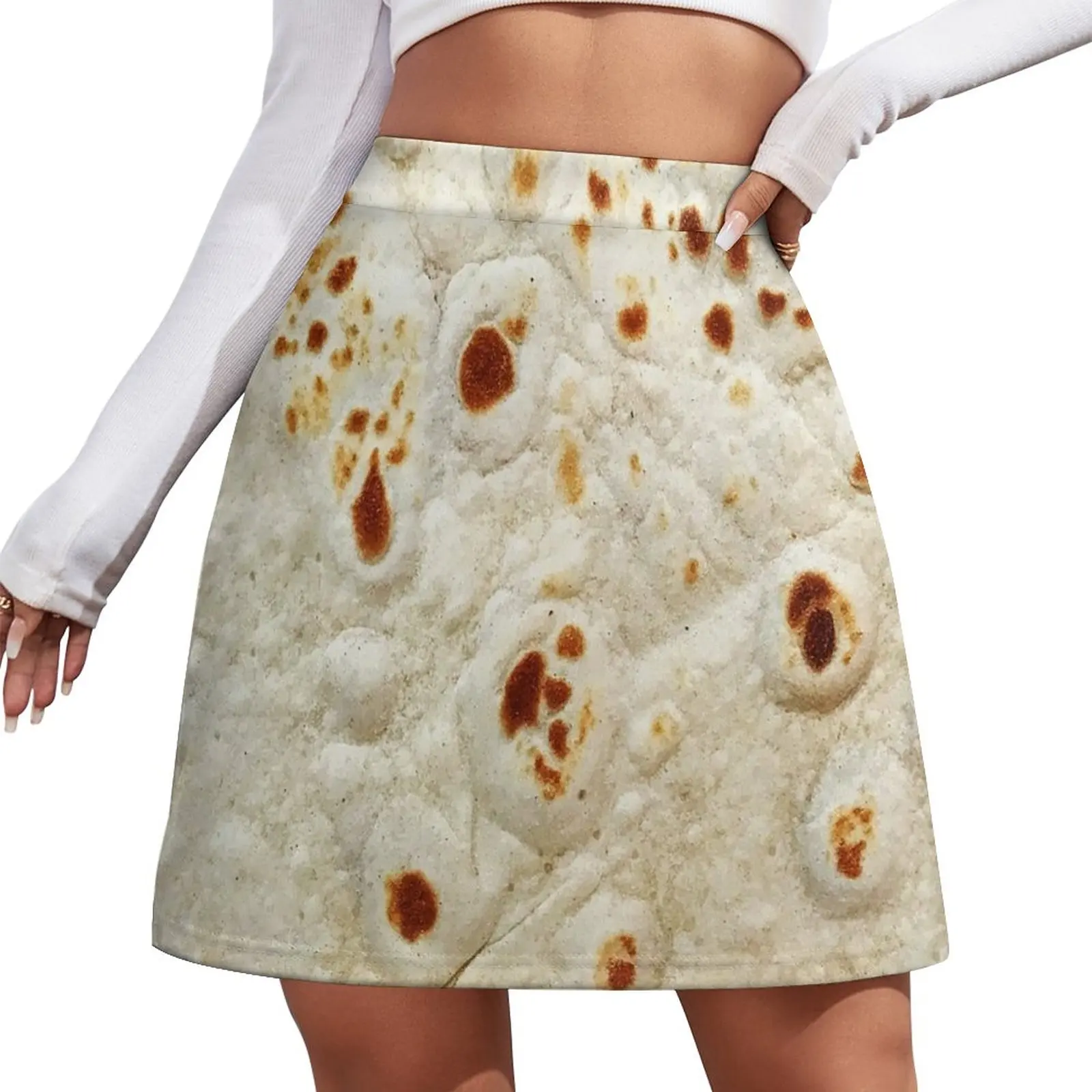 Flour tortilla Mini Skirt kawaii clothes Female clothing