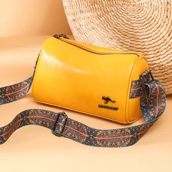 Bolso de hombro para mujer, bandolera de piel de oveja suave de alta calidad, bolsos de cuero de diseñador, bolso de mensajero
