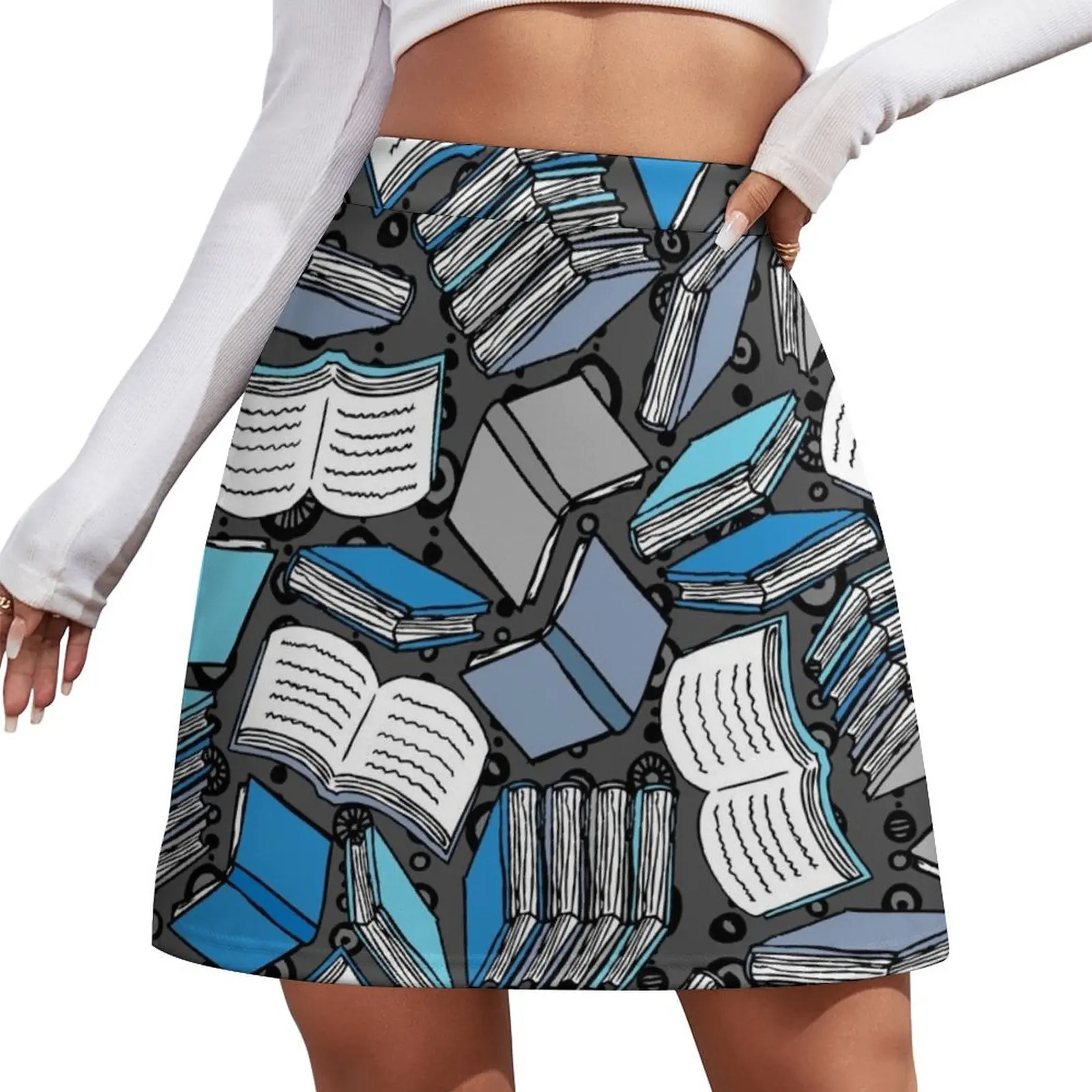 

So Many Books... Mini Skirt skirts for woman short skirt korean fashion Women's skirt