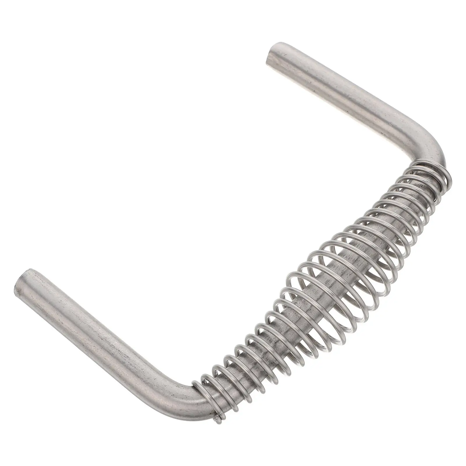 Bbq Spring Handle Stainless Steel Replacement Stove Handle Heavy Duty Furnace Grip for Trailer Bbq Pit Smoker Wood Stove Cabinet