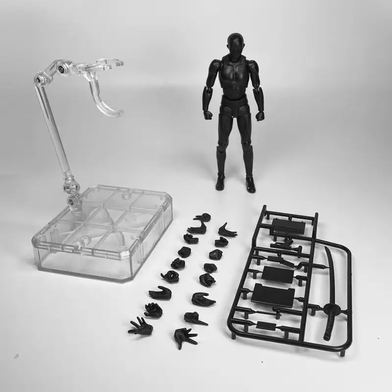 

Black Color Artistic Human Model Male/Female Joint-Movable Figure for Educational And Creative Use Free Shipping