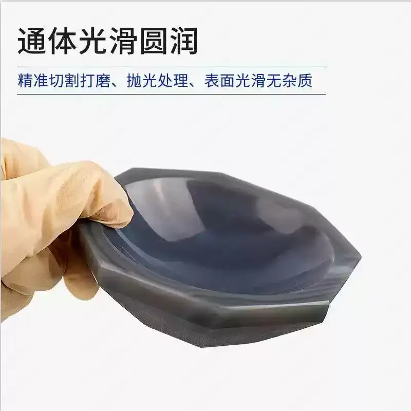 Natural Agate Mortar and Pestle Set - Laboratory Ball Mill Grinding Jar, Inner Diameter