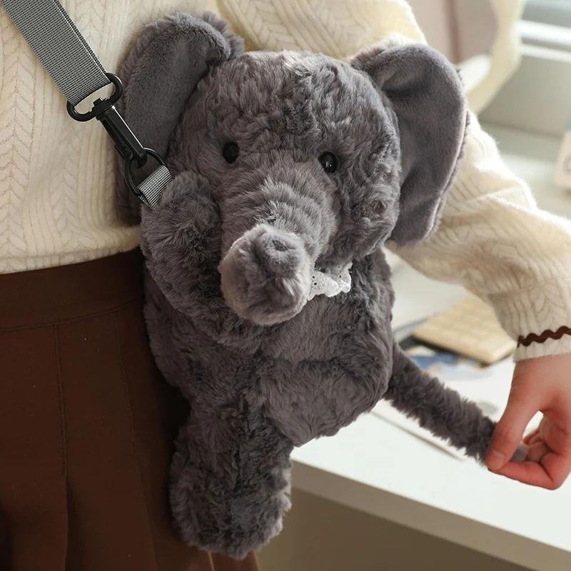 30 cm nieuwe olifant beer knuffels zachte knuffel rugzak beer schapen tas verjaardagscadeau