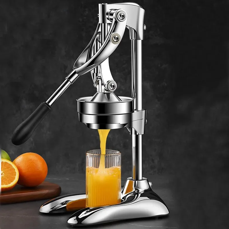 Manual Commercial Juicer for Pomegranate Lemon Orange Watermelon Fresh Fruit Juice Extractor Heavy Duty Hand Press Machine