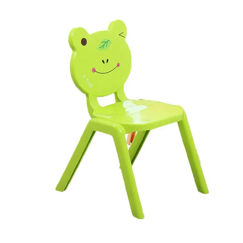 Thickened backrest chair wholesale kindergarten table kids stool baby  non slip small stool plastic study