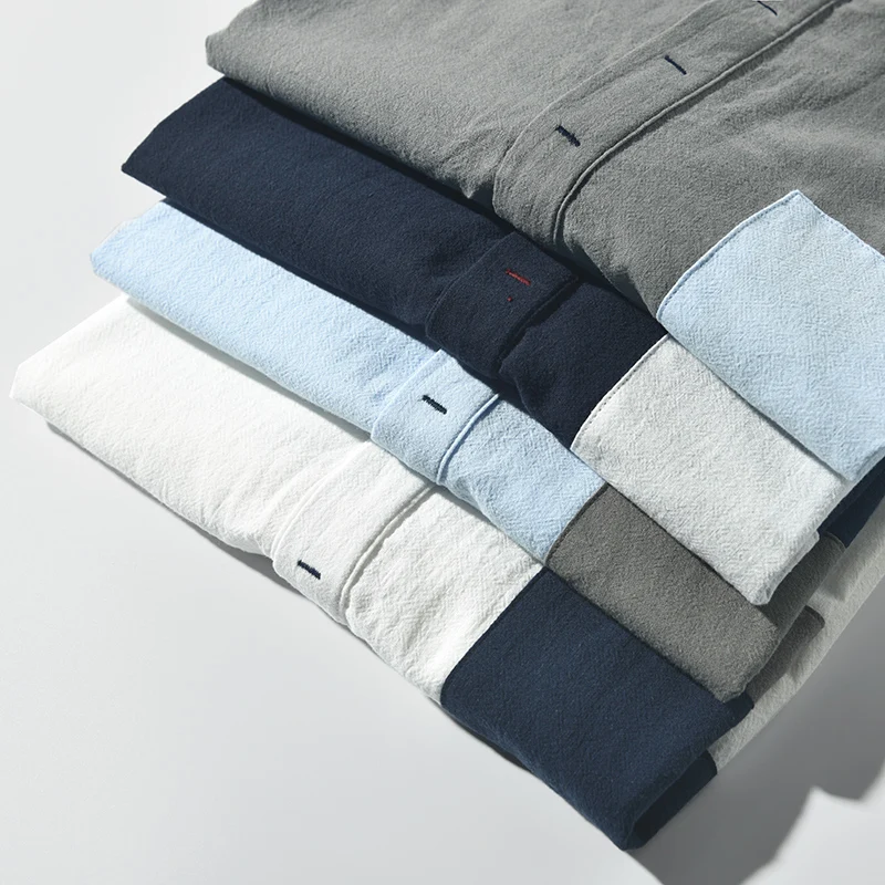 New Stylish Short Sleeved Stand Collar Linen Quality T-Shirt Men Brand Pullover Top Clothes Patchwork 4 Colors Vetement Homme