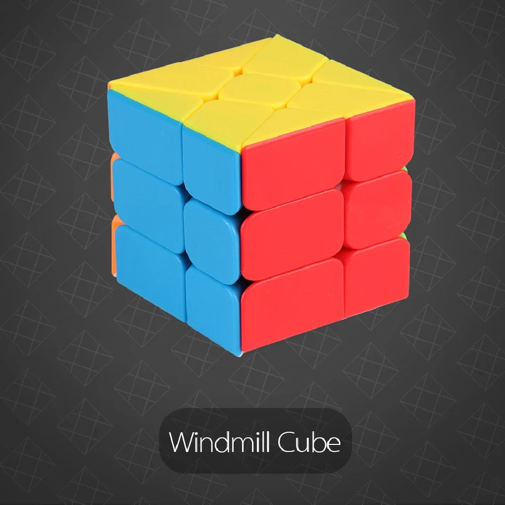 [Picube] MoYu MeiLong Windmill Speed Cube Magico Professional for Adults Fun Cube Educational 3x3 Magic Cube Stickerless Puzzle