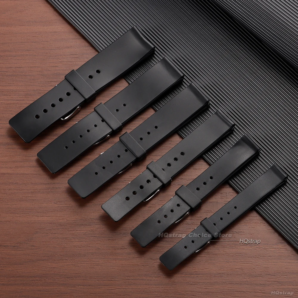 العالمي حزام ساعة اليد 12 مللي متر 14 مللي متر 16 مللي متر 18 مللي متر 20 مللي متر 22 مللي متر لينة بولي كلوريد الفينيل البلاستيك سوار معصمه مقاوم للماء النساء الرجال استبدال الفرقة