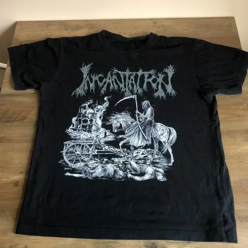 Incantation Band Cotton T Shirt For Fan All Size S To 5Xl