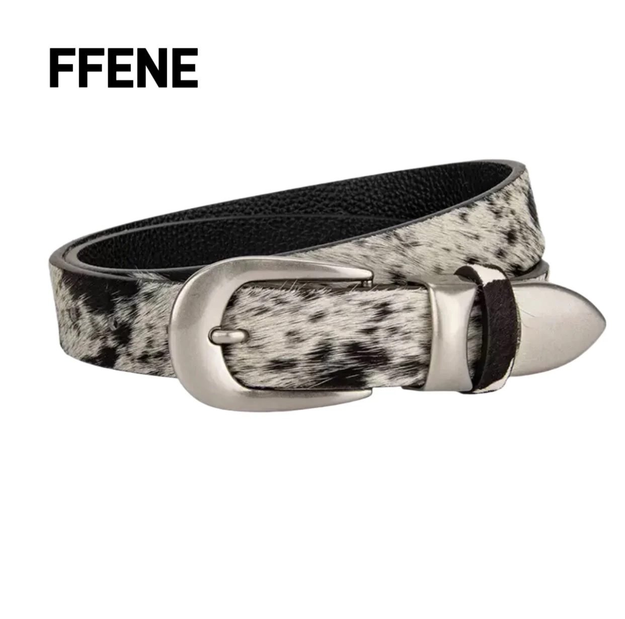 

Hot-selling fashion retro first-layer cowhide belt women's versatile jeans with genuine leather cowhide belt for women