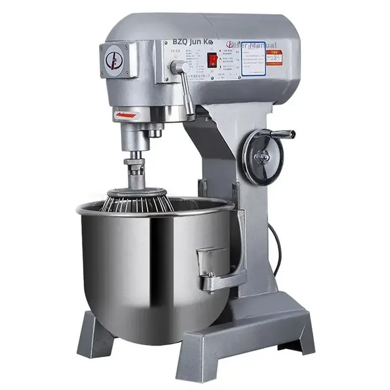 10-liter Commercial Dough Mixer for Kitchen Flour Planetary Electric Bread Cake Pizza Dough Rack Kneader Machine