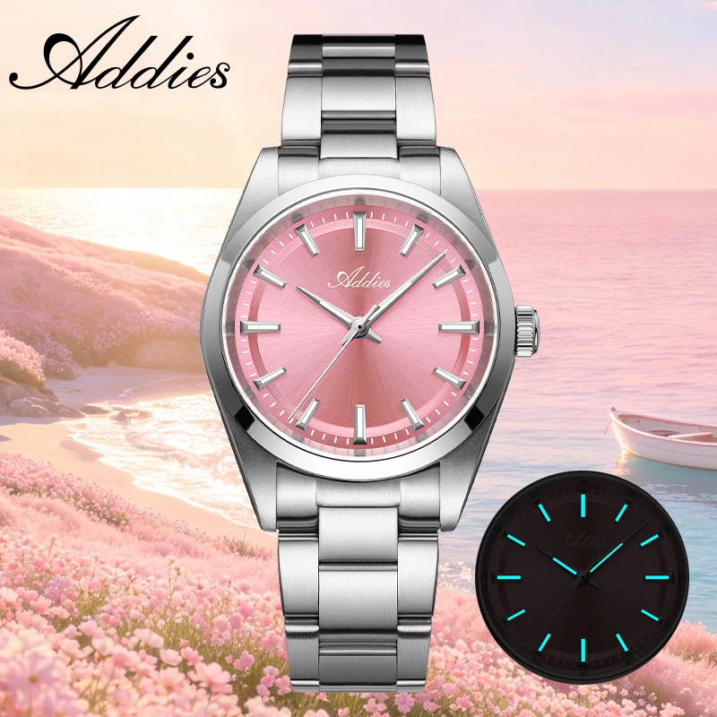 ADDIES Business Watch for Women Sapphire Glass 5Bar Waterproof BGW9 Super Luminous Women's Quartz Watches Luxury Lady Wristwatch