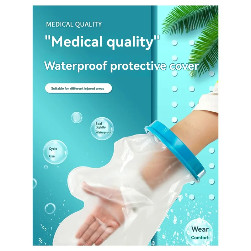 

ABKO-Водонепроницаемый чехол для душа, герметичная литая повязка для взрослых, защитная повязка для перелома ран, чехол для душа, здравоохранения