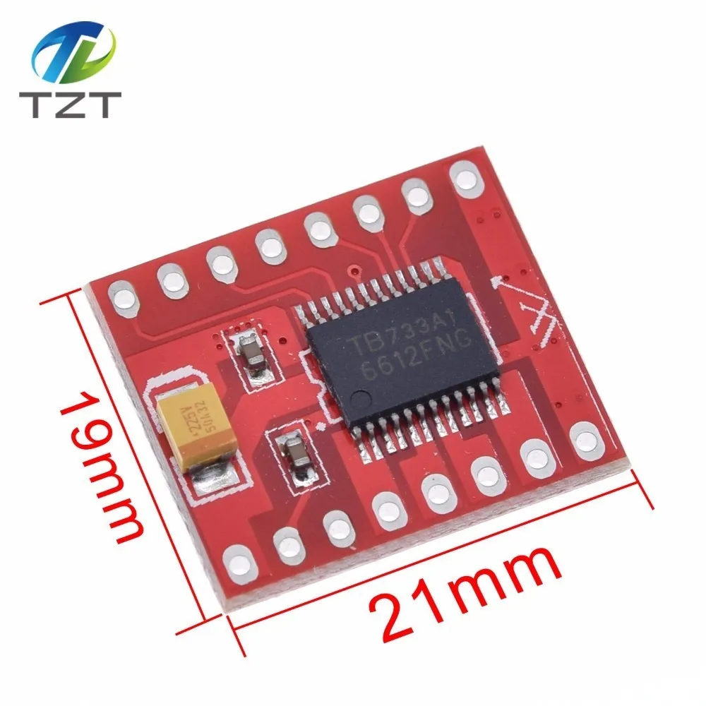 TZT TB6612 Dual Motor Driver 1A TB6612FNG for Arduino Microcontroller Better than L298N