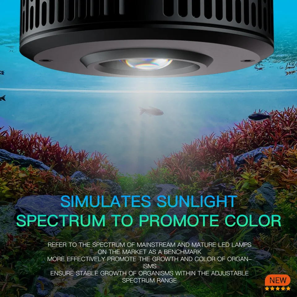 HOT SELLING A7P Freshwater Planted Led Light 100W Full Spectrum WiFi App Programable Colour Enhancing Algae Bloom