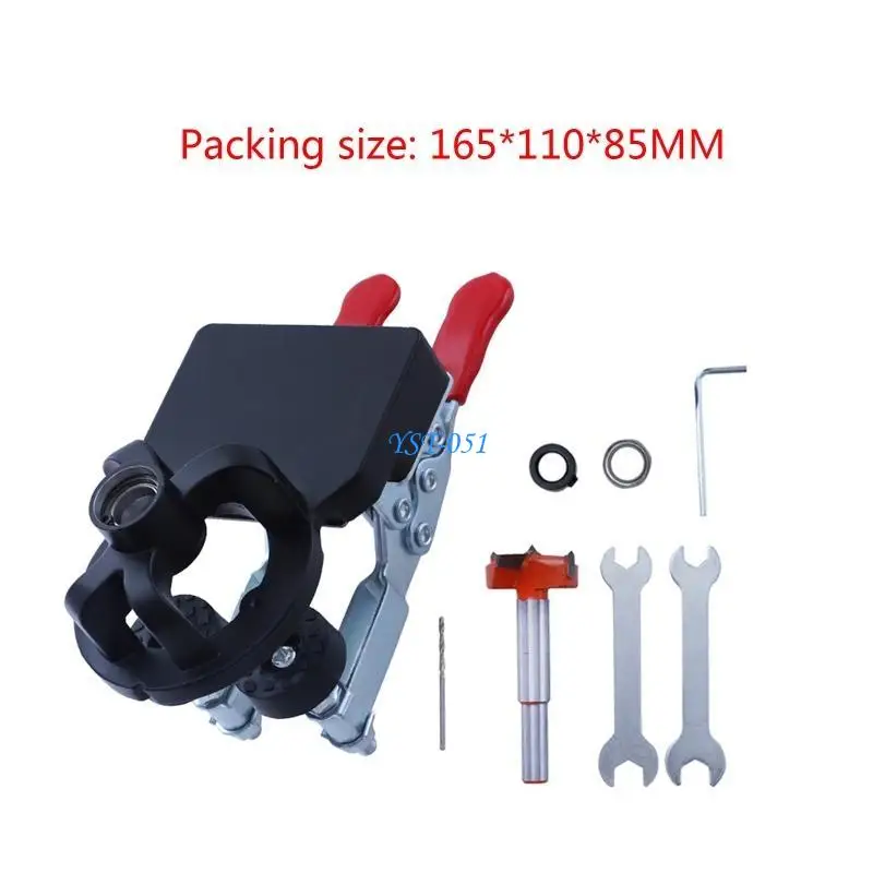 E15A ترقية مخفية مفصلية رقصة الألومنيوم سبيكة المفصلات حفر حفرة رقصة رقصة DRIL