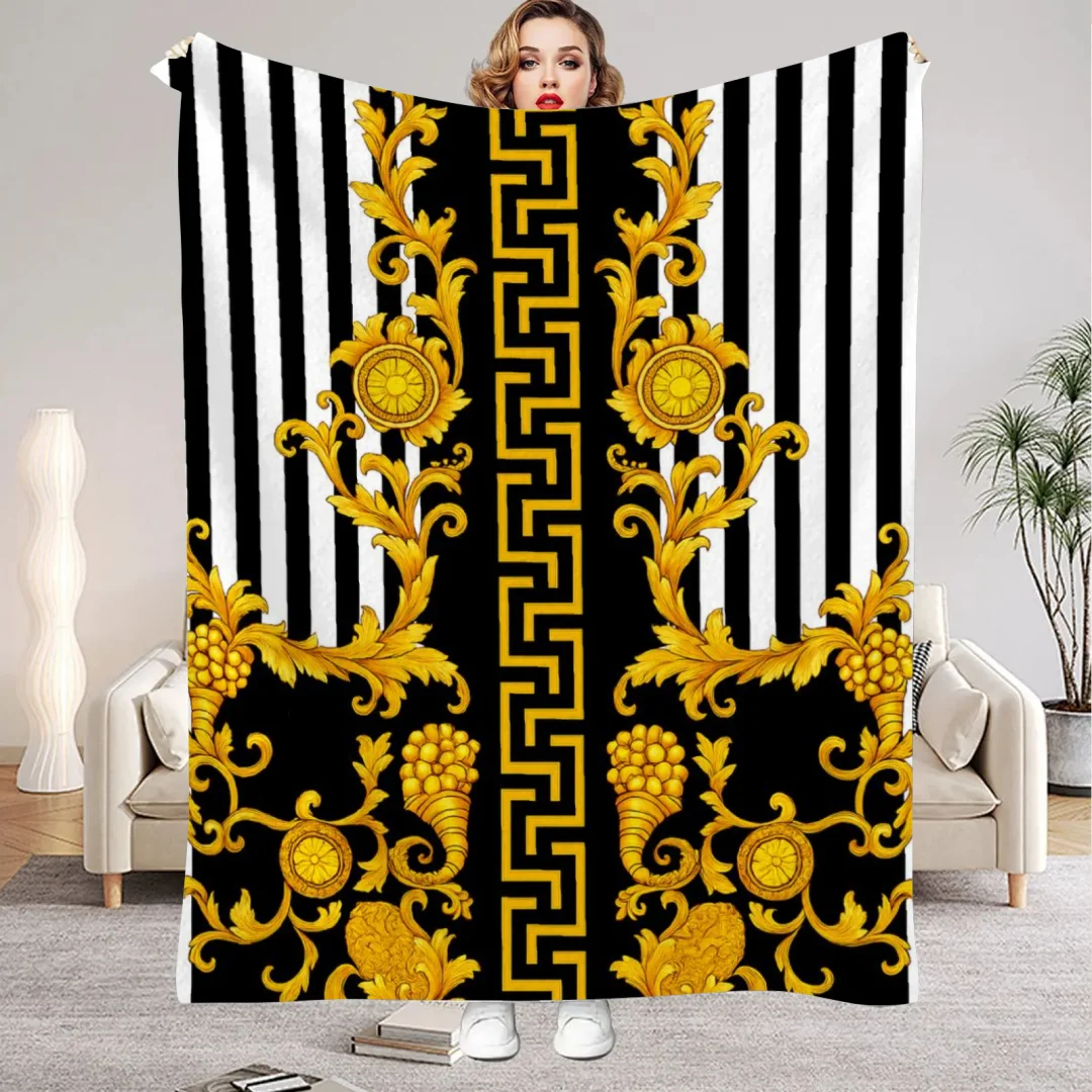 1Pc Blanket Flannel Dreamy Print Quality Soft Warm Throw Printed Throw Couch Fluffy Home Work Decoration Excellent Gift Choice