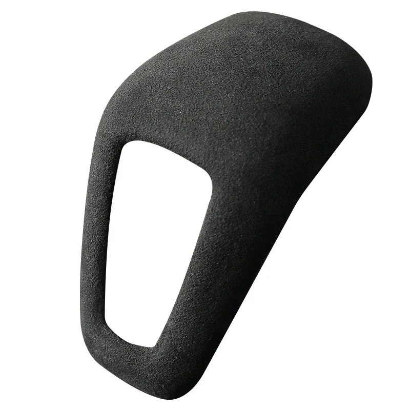 الكانتارا سيارة الداخلية والعتاد شيفتر المقبض غطاء نقل مقبض رافعة تحول الكسوة لبورشه كايين 2018-2023