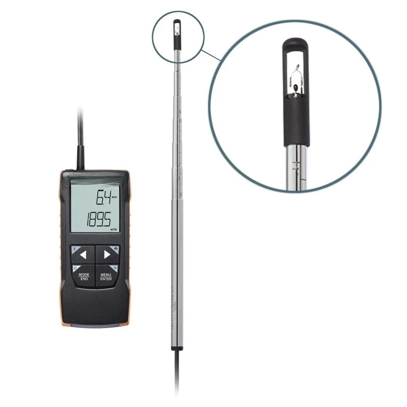 

O425 Precision Thermal Anemometer Handheld High Precision Air Volume Air Temperature Air Speed Tester