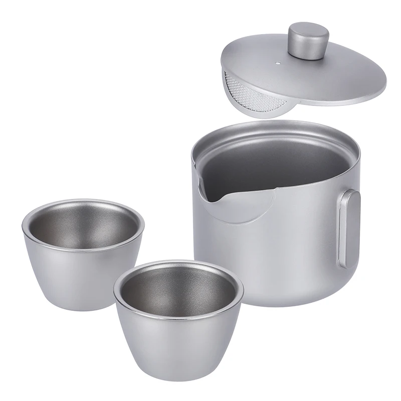 Tea Maker for Loose Leaf Tea Water Cup Teapot Set Camping Tea Infuser Camping Accessories camping accessories