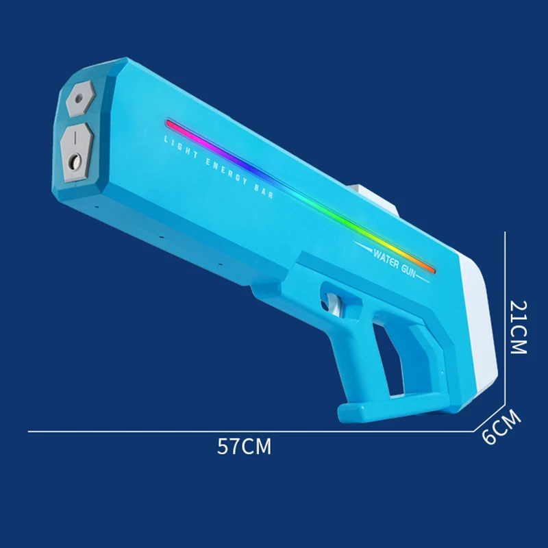 Pistola ad acqua elettrica a fuoco continuo a impulsi Pistola ad acqua automatica che assorbe l'acqua Pistola ad acqua a lungo raggio Summer Beach Giocattoli da combattimento all'aperto