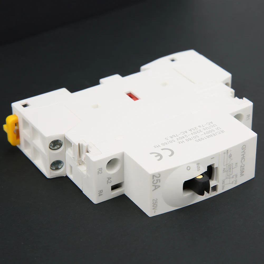 

Manual AC Contactor DIN Rail Household AC Contactor with Manual Control 2P 25A AC Contactor AC Contactor Manual AC Contactor