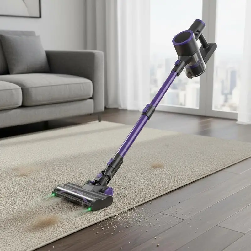 

Cordless Vacuum Cleaner, 25KPA Max Powerful Suction, Rechargeable Anti-Tangle Stick Vacuum with Dust Cup, Lightweight Handheld Vac with 35mins Runtime for Home, Carpet, Pet Hair, Hard Floor