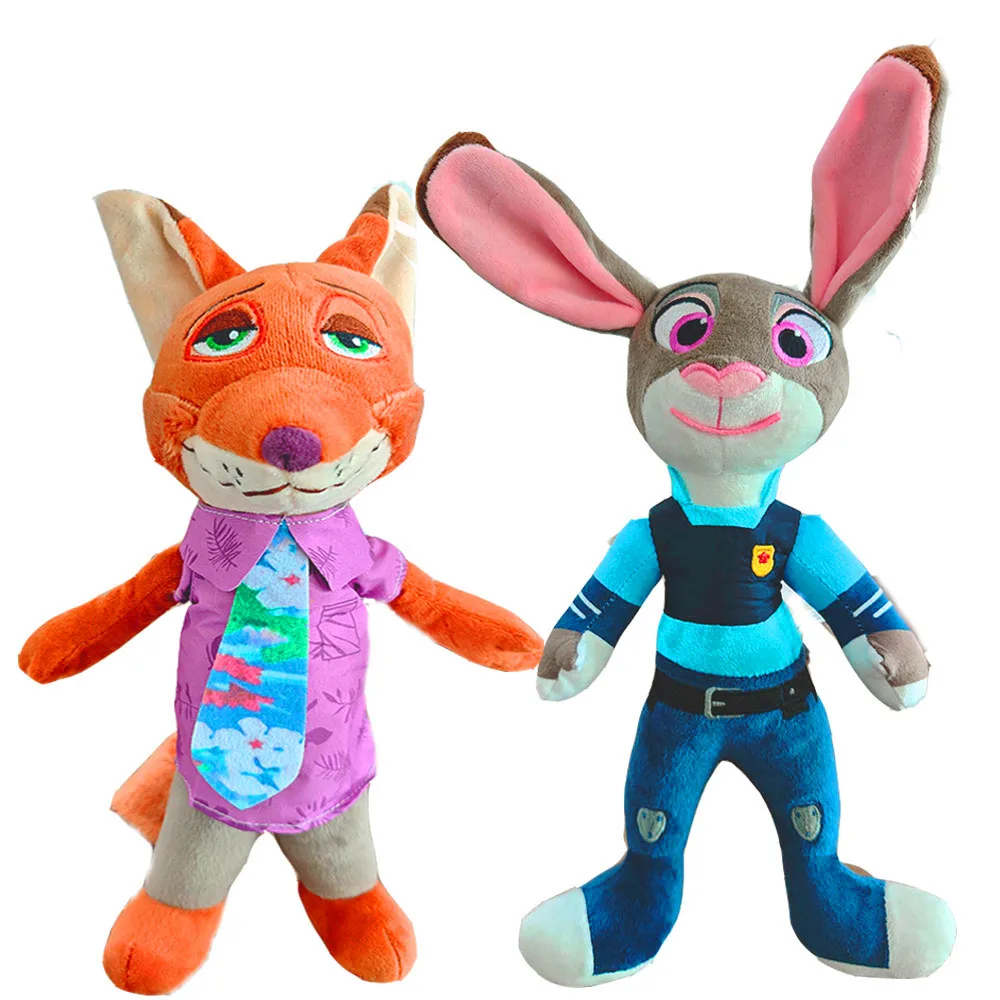 Zootopia2 شخصية نيك وايلد جودي هوبس الكرتون 30-40 سنتيمتر لطيف ألعاب من نسيج مخملي دمية نموذج عيد ميلاد هدية الكريسماس للأطفال الأصدقاء #1
