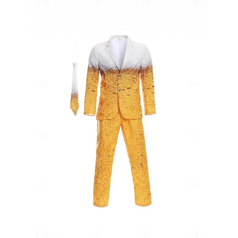 

Adult Men's Carnival Beer Costume Suit Stage Outfit Performance Costume Munich Beer Festival Cosplay Costume