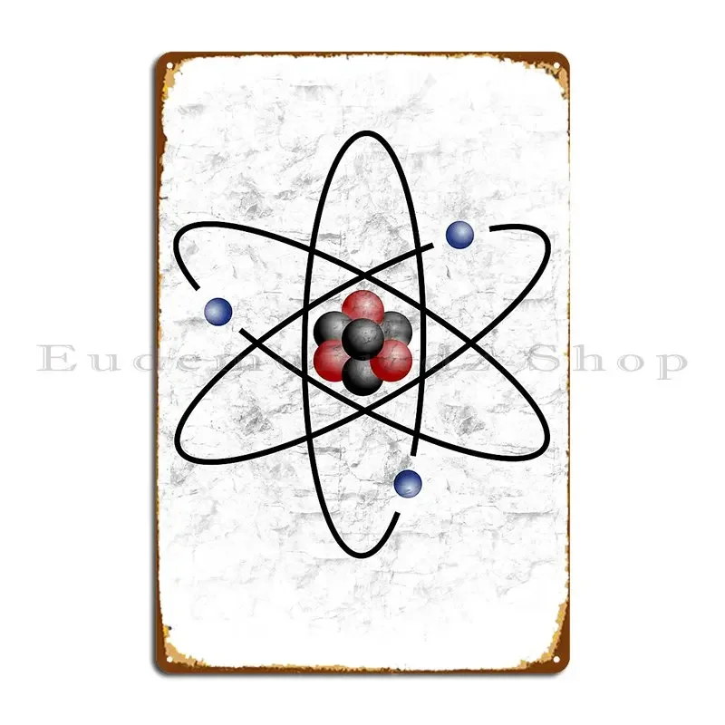Lithium Element Atom Battery Mikoala50 Metal Plaque Poster Party Club Classic Pub Wall Cave Character Tin Sign Poster