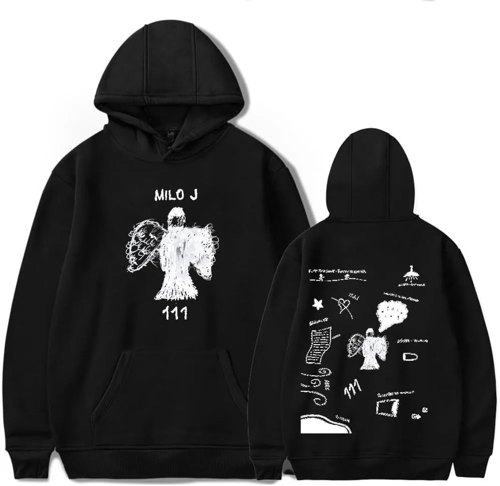 

Milo J 90s Vintage Logo Merch Hoodies Winter Men/Women Sweatshirt LongSleeve Hooded