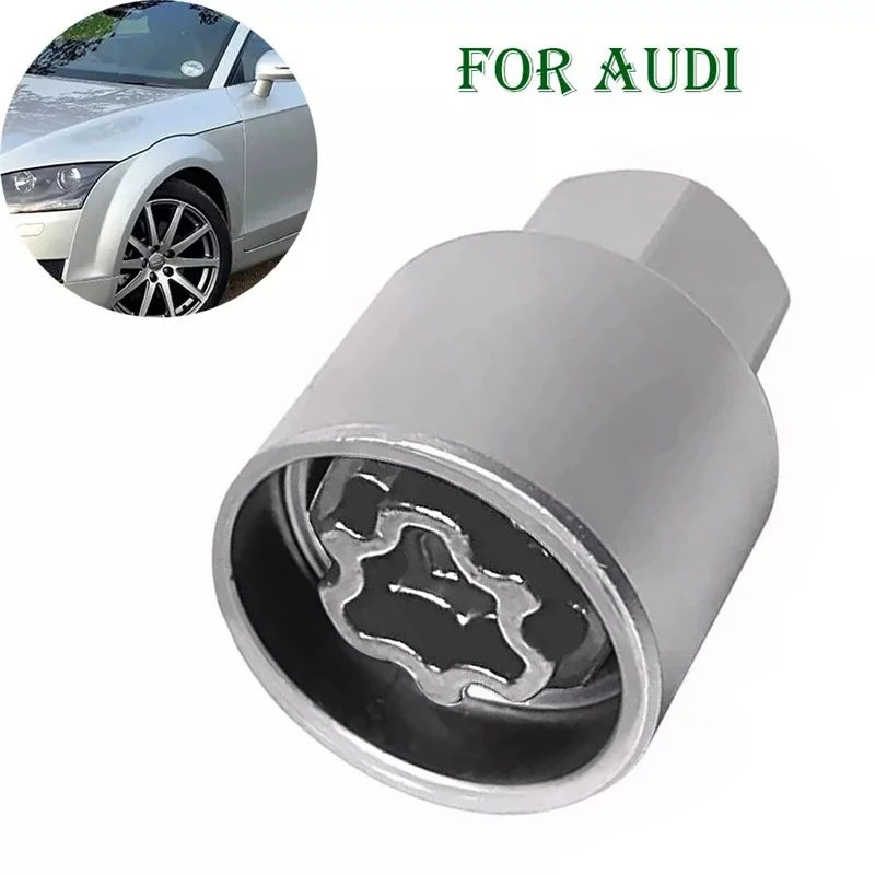Automotive Wheel Nut Key For Motor Vehicles Security Master Lock Nut Key Socket  For Audi 806 / F Series Socket For A6 A3 A4 A5