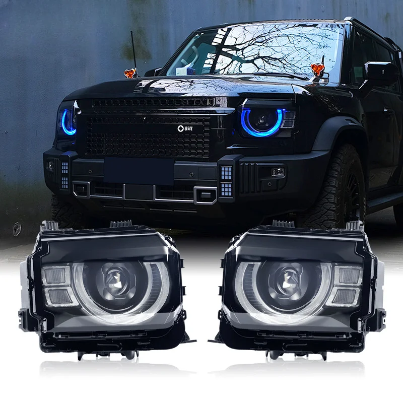 Headlight Assembly LED Daytime Running Light Turn Signal For Chery Jetour Traveler T2 23 25 Defender Style 2 Pieces