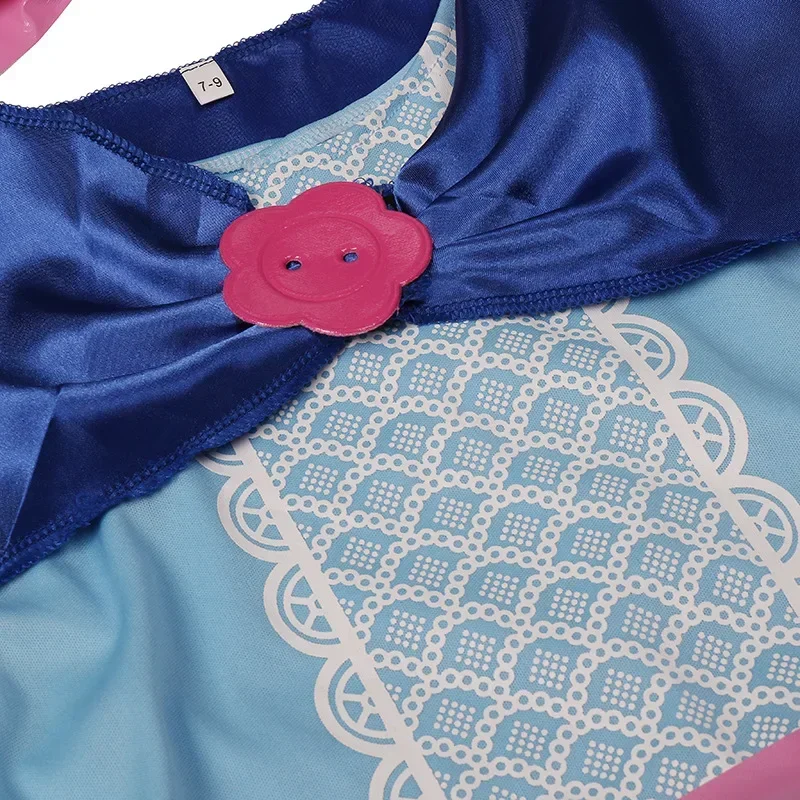 Anime Bo Peep Girls Costume classico Adventure Hero Costume Cosplay con accessori per mantella a forcina