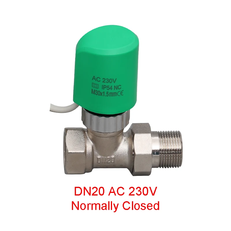 DN20 230V Normally Open  Close Electric Thermal Actuator for Flooring Heating Valve Radiator Thermostatic 