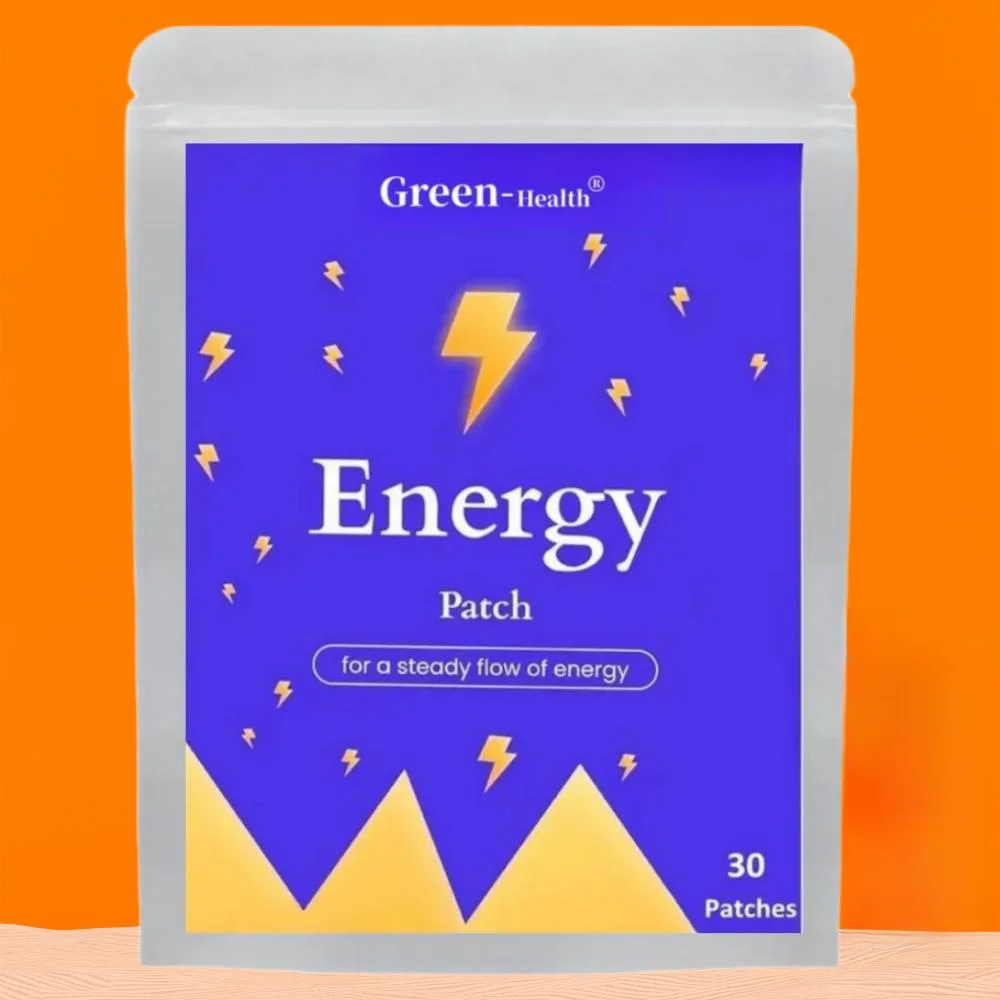 30 Patches Energy Transdermal Patches Supports Energy With B5 And B3 All Natural Vitamins & Mineral Patch