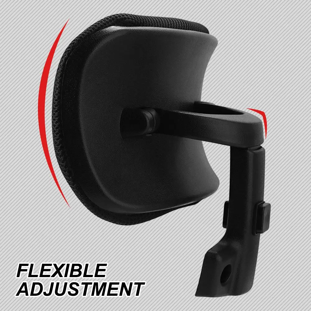 Black Computer Chair Headrest Plastic Multifunctional Lift Headrest Adjustable Comfortable Office Chair Head Pillows