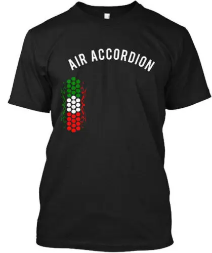 The Original Mexico Air Accordion Design T-Shirt Made in the USA Size S to 5XL