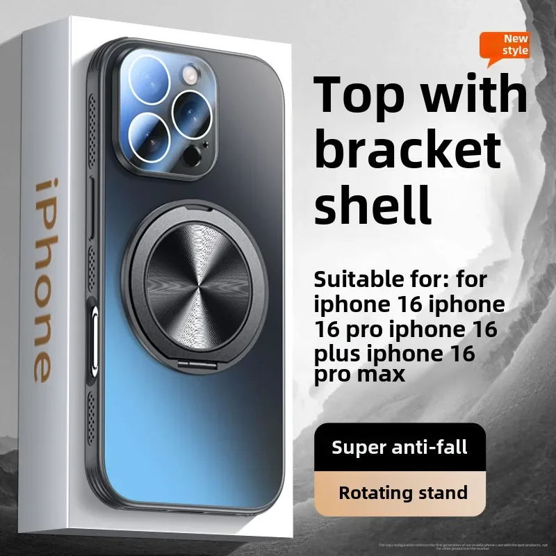 

Premium Full Protection iPhone 16/15/14 Pro Max Case with Magsafe Magnetic Suction Stand and Heat Dissipation