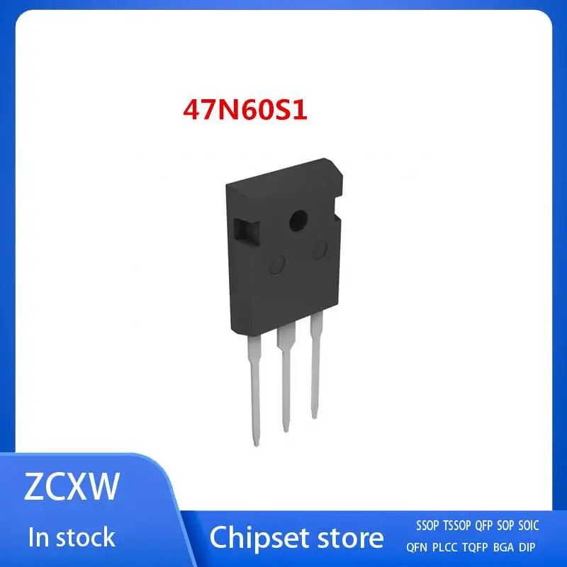 10PCS/LOT  FMW47N60S1 FMH47N60S1 47N60S1 TO-247/TO-3p 47A 600V