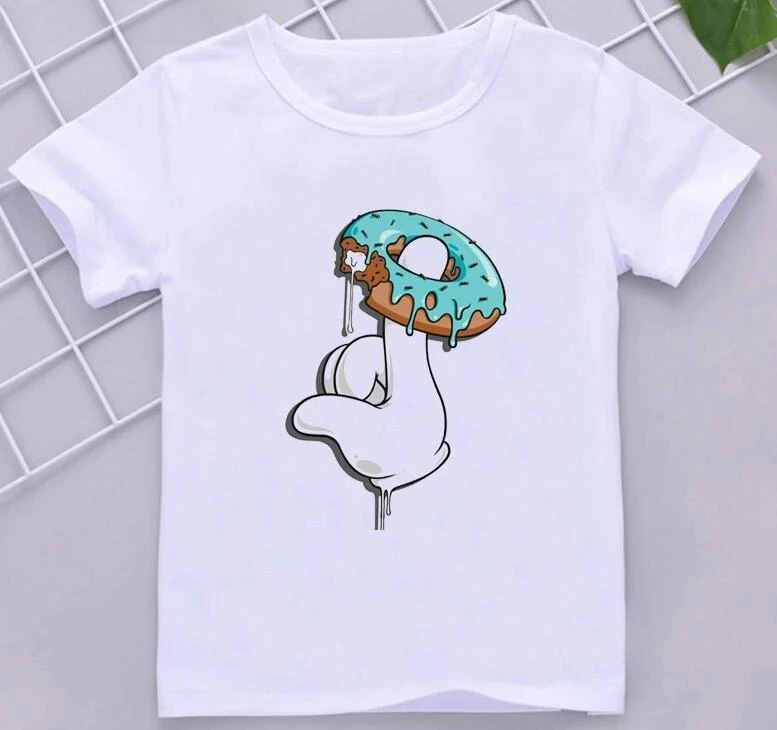 Rainbow Babybus Panda Graphic Print Tshirt GirlsBoys Kids Clothes Summer Short Sleeve T Shirt Harajuku Kawaii Children Clothing