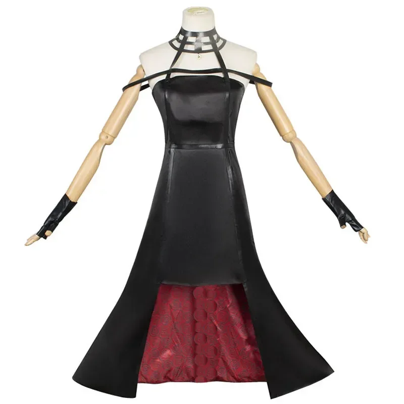 КосплейХэллоуин Spy X Family Yor Forger Косплей Костюм Аниме убийца Косплей Парик Одежда для взрослых Включая носок Перчатка Головной убор