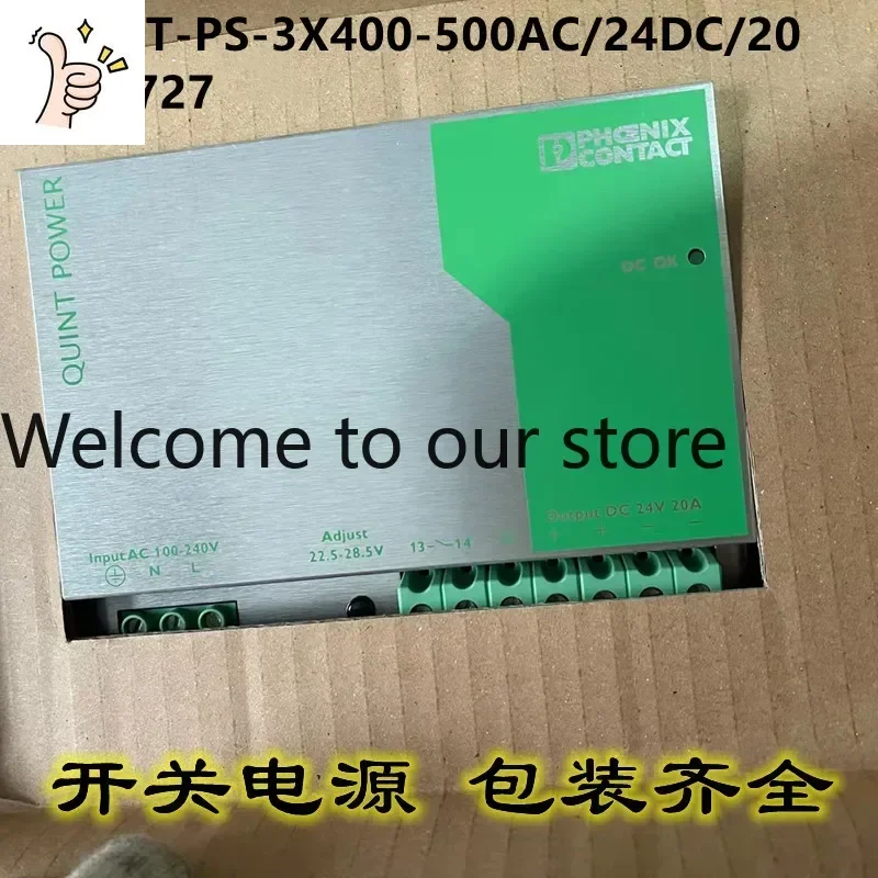 2026.4 Phoenix Switching Power Supply 20a Quint-PS-3x400-500ac/24dc/20 2938727
