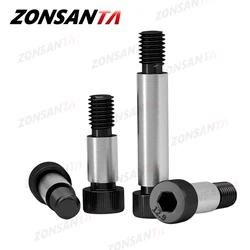 1pcs M5 M6 M8 M10 High Grade 12.9 Steel Black Hex Hexagon Socket Cap Head Shoulder Screw Shaft Roller Bearing Plug Limit Bolt
