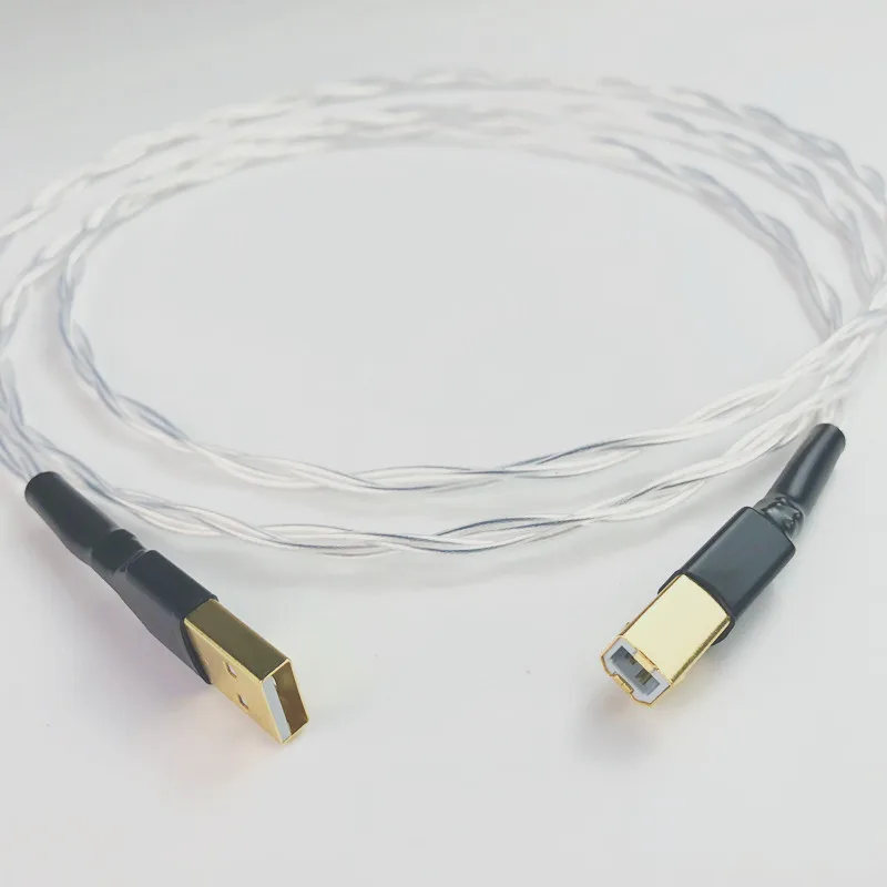 Nordost Odin Decoder DAC Data Cable Silver Plated + Shield Type A to B USB Sound Card Digital Cables