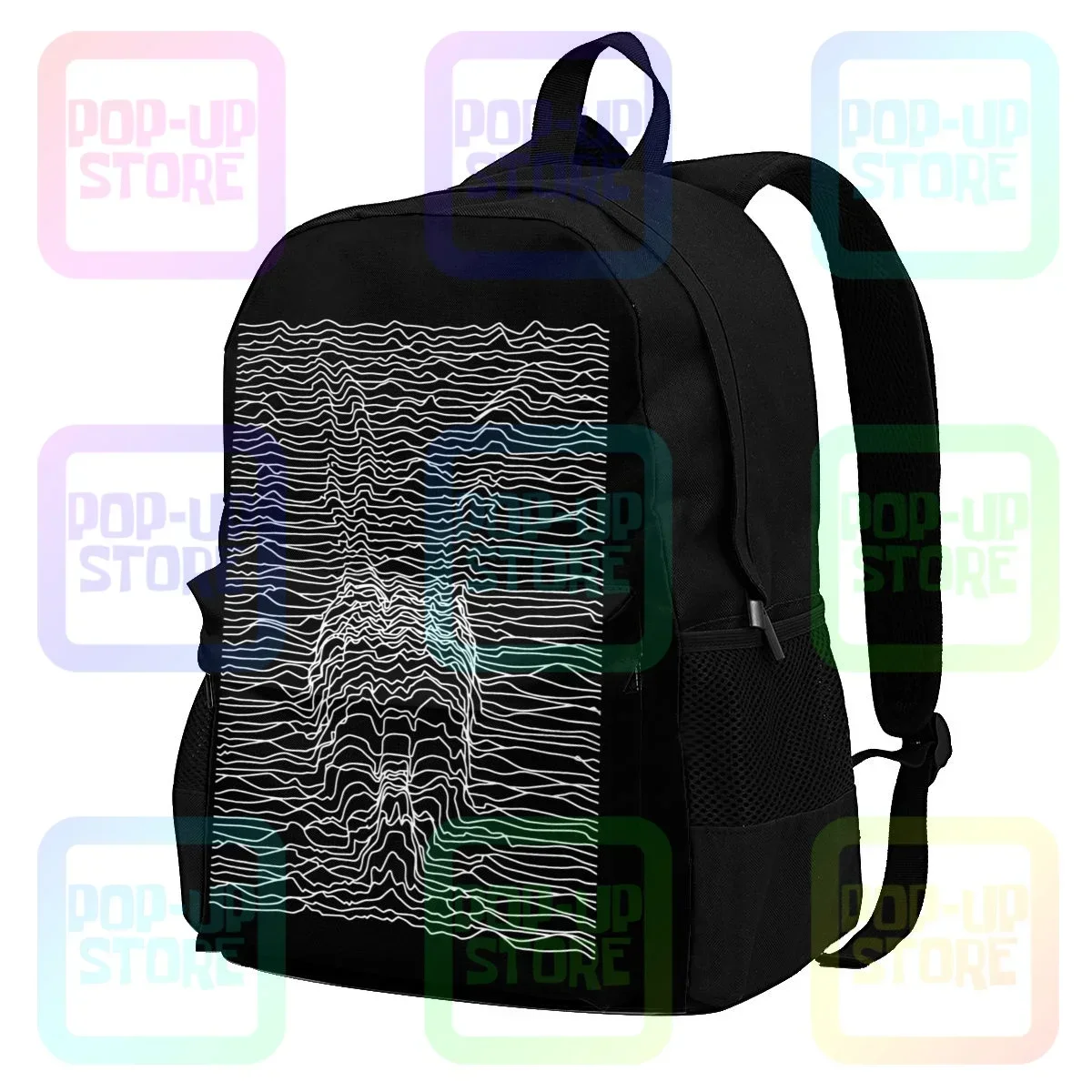 Donnie Darko Joy Division Unknown Pleasures Parody Large Capacity Backpack Newest Backpack Gymnast Bag Bags For Travel