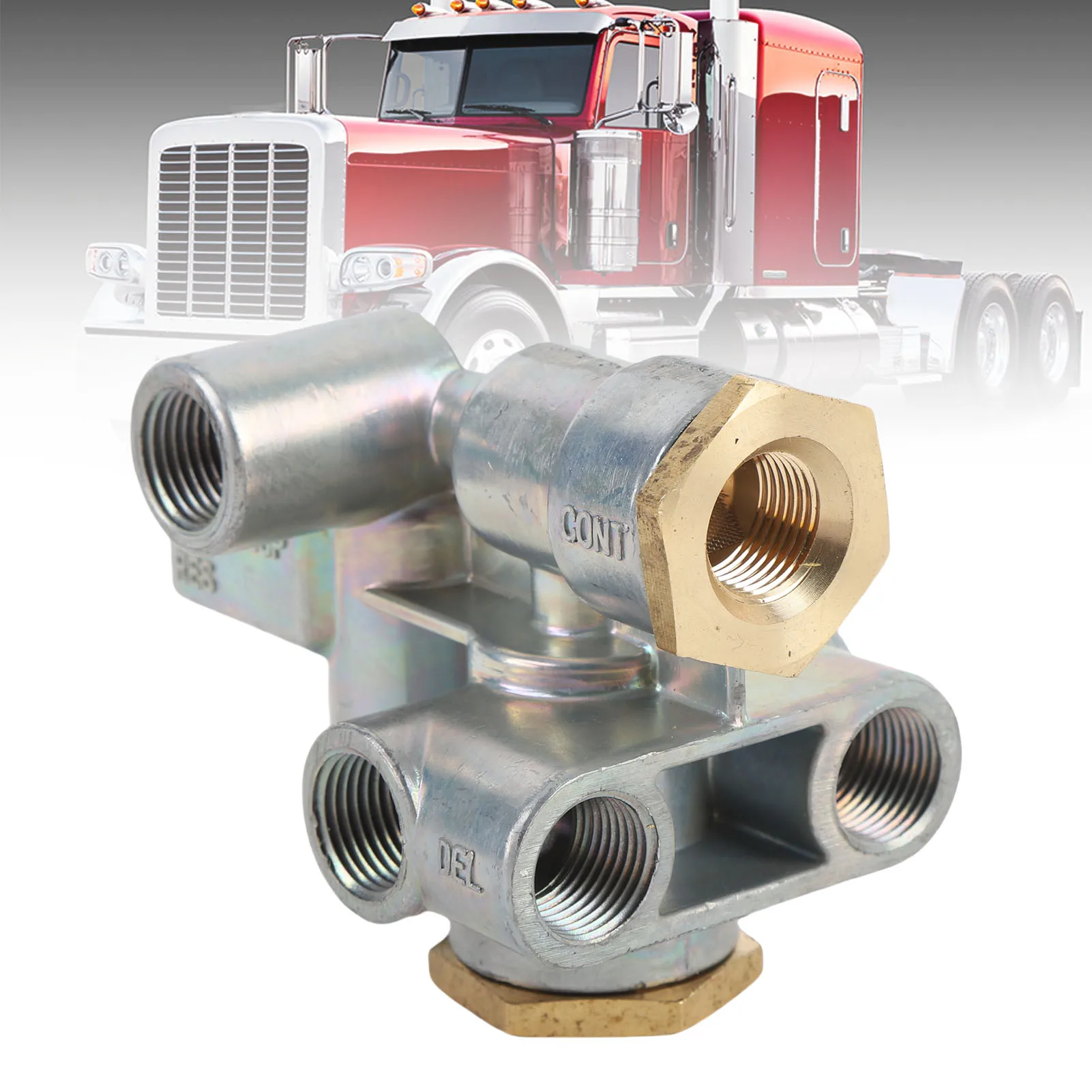 

Trailer Spring Brake Control Valve 110500 Leakage Proof Enhanced Safety for Trailer 3/8in Ports Priority Valve