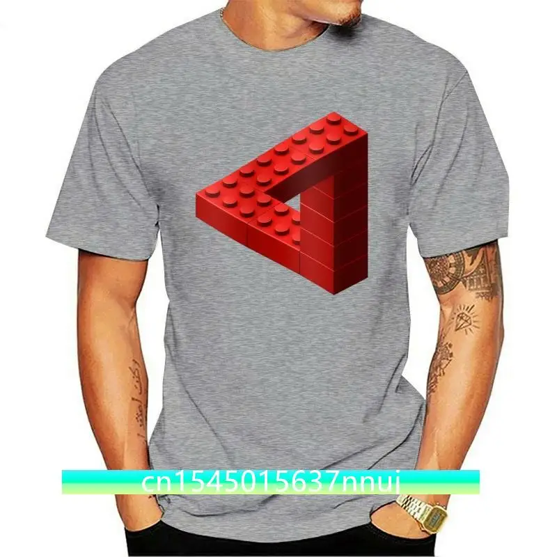 

New Escher T Shirt Escher Toy Bricks Red T-Shirt 6xl Cute Tee Shirt Graphic Men Fashion Short Sleeve 100 Cotton Tshirt