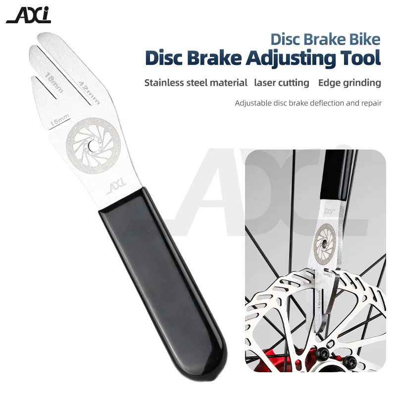 AXI Bike Disc Brake Correction Wrench Stainless Steel Bicycle Brake Rotor Alignment Truing Tool MTB Repairing Correction Wrench