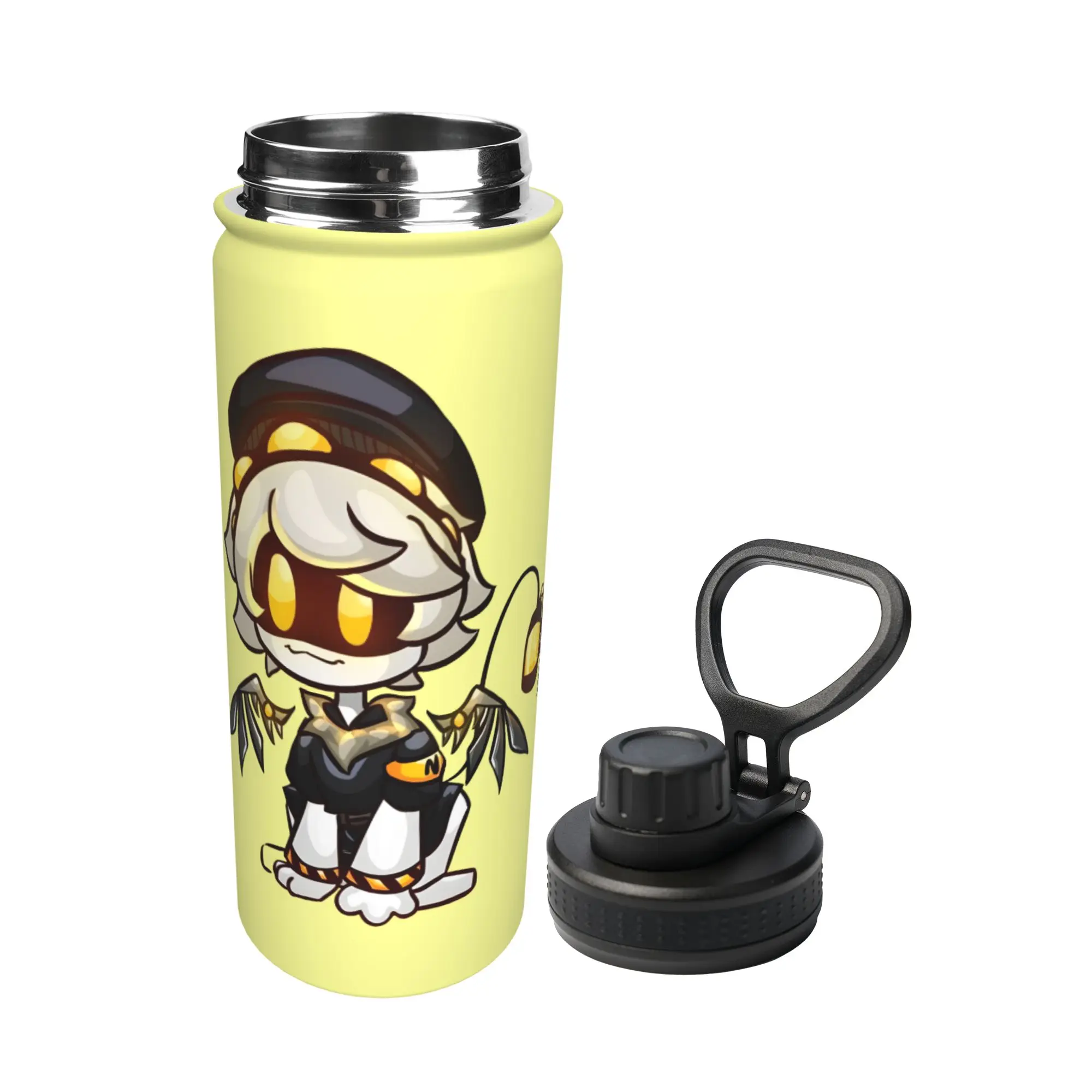 Uzi Doorman Murders Drones 18OZ Sports Insulated Kettle  Coffee Cups Stainless Steel Double Wall Mugs Spill Proof